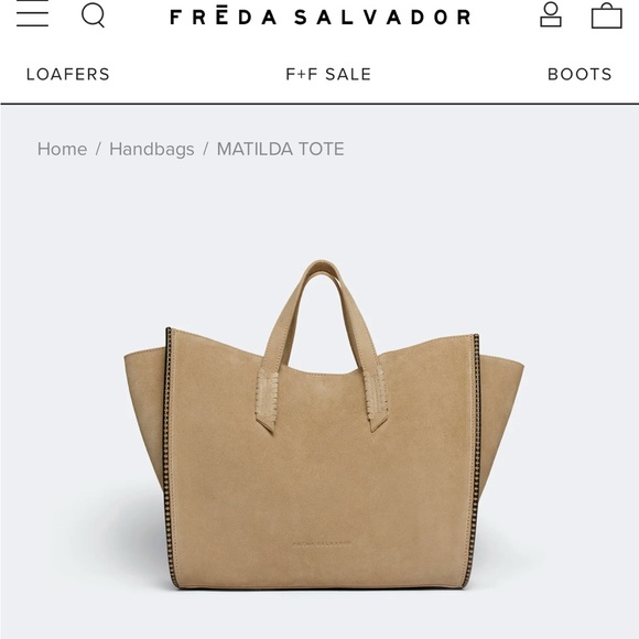 Freda Salvador Matilda Tote - Tan - Picture 1 of 8